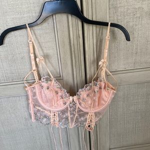 Pink Bralette Corset Top